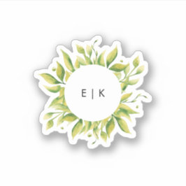 Fresh Greenery Leafy Planten Sticker