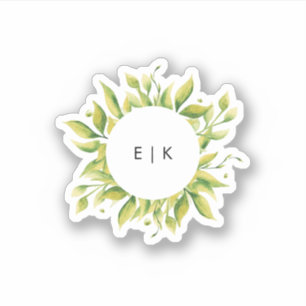 Fresh Greenery Leafy Planten Sticker