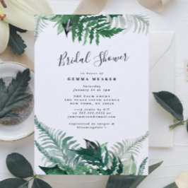 Fresh Greenery Modern Bridal Shower