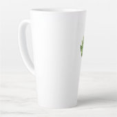 Fresh Greenery Waterverf bruidsboeket Latte Mok (Linkerhoek)