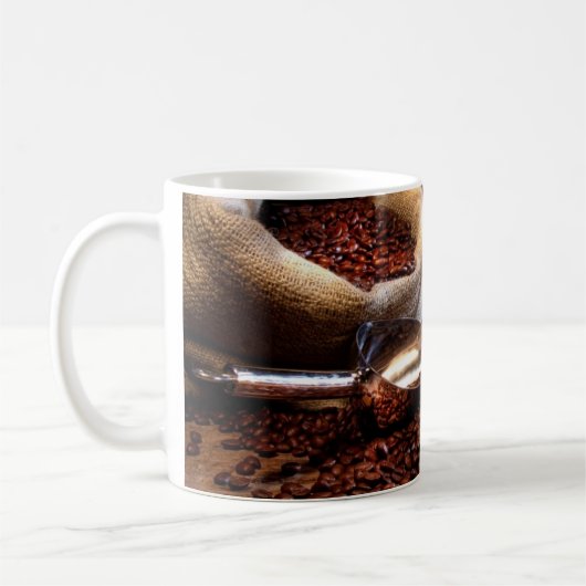 Fresh Ground Coffee Koffiemok (Links)