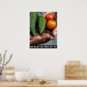 Fresh Harvest - De essentie van de Bounty van Natu Poster (Keuken)