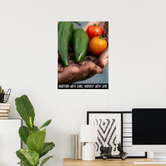 Fresh Harvest - De essentie van de Bounty van Natu Poster (Thuiskantoor)