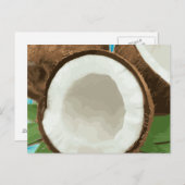 Fresh Hawaiian Coconuts Briefkaart (Voorkant / Achterkant)
