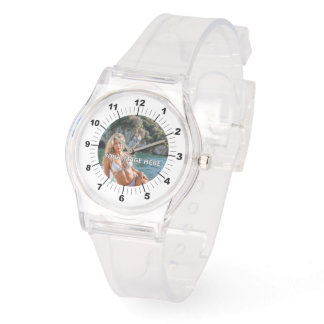 FRESH! 💧 Horloge met heldere siliconen band