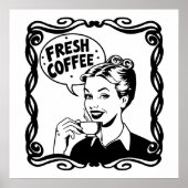 Fresh Hot Coff Poster (Voorkant)
