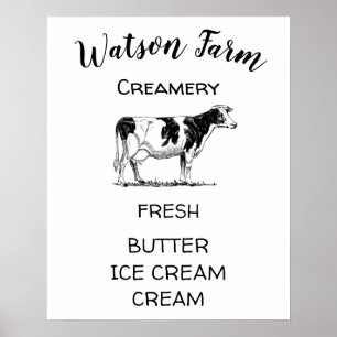 Fresh Ice Cream ⎥ gepersonaliseerd Poster
