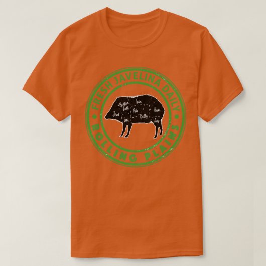 Fresh Javelina Daily Rolling Plains Souvenir Tshir T-shirt (Design voorkant)