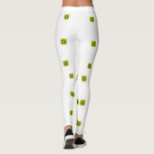 "Fresh Kiwis on White Background - Minimalist Frui Leggings (Achterkant)