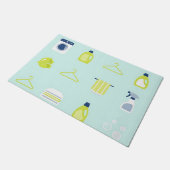 Fresh Laundry Day Pattern Deurmat (Schuin)