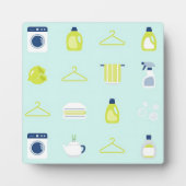 Fresh Laundry Day Pattern Fotoplaat (Voorkant)