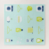 Fresh Laundry Day Pattern Legpuzzel (Horizontaal)