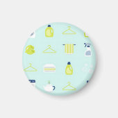 Fresh Laundry Day Pattern Magneet (Voorkant)