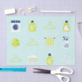 Fresh Laundry Day Pattern Tissuepapier (Craft)