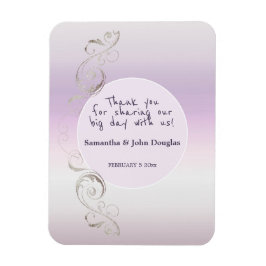 Fresh Lavender Hartelijk dank Magneet