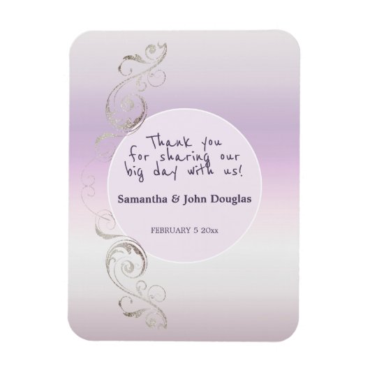 Fresh Lavender Hartelijk dank Magneet (Verticaal)