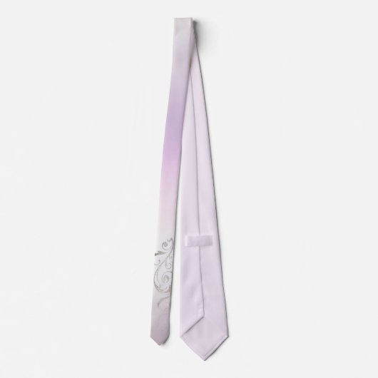 Fresh Lavender Wedding Stropdas (Achterkant)