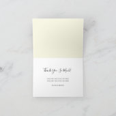 Fresh Lemon Bedankt Kaart (Binnen)