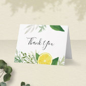 Fresh Lemon Bedankt Kaart
