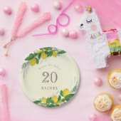 Fresh Lemon Birthday Party Paper Bord (Feest)