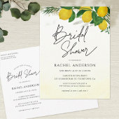 Fresh Lemon Bridal Shower Invitation Briefkaart