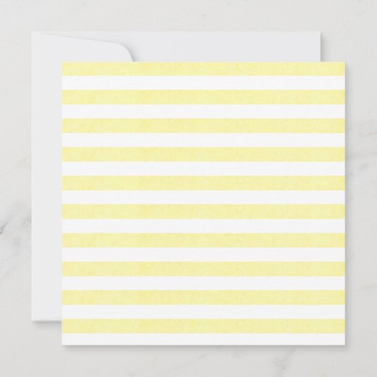 Fresh Lemon Bridal Shower Invitation Card Kaart (Achterkant)