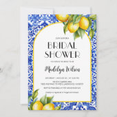 Fresh Lemon Bridal Shower Invitation Kaart (Voorkant)