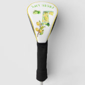 Fresh Lemon Drink Golf Head Hoesje - aangepaste te Golfheadcover (Voorkant)