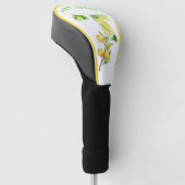 Fresh Lemon Drink Golf Head Hoesje - aangepaste te Golfheadcover (Schuin)