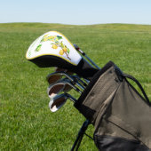 Fresh Lemon Drink Golf Head Hoesje - aangepaste te Golfheadcover (Insitu)