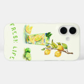 Fresh Lemon Drink iPhone Case (Achterkant (horizontaal))