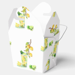 Fresh Lemon Drink Party Favoriete Boxen Bedankdoosjes