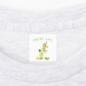 Fresh Lemon Drink Sticker - aangepaste tekst (Aangebracht)