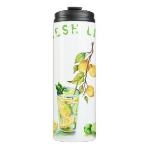Fresh Lemon Drink Thermal Tumbler - Aangepaste tek Thermosbeker