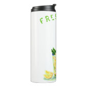 Fresh Lemon Drink Thermal Tumbler - Aangepaste tek Thermosbeker (Gedraaid links)