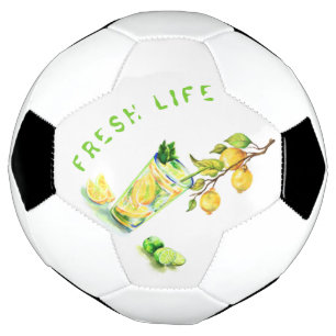 Fresh Lemon Drink Voetbal - aangepaste tekst
