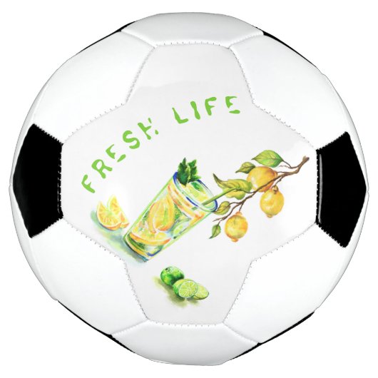 Fresh Lemon Drink Voetbal - aangepaste tekst (Gedraaid)
