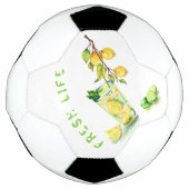 Fresh Lemon Drink Voetbal - aangepaste tekst (Voorkant)