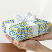 Fresh Lemon Gift Wrapping Paper | Mediterranean Cadeaupapier