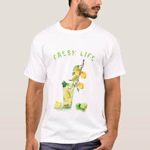 Fresh Lemon Juice Cool Drink Lemonade T-Shirt