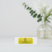 Fresh Lemon Mini Visitekaartje (Staand voorkant)