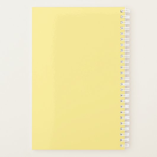 Fresh Lemon Notebook Planner (Achterkant)