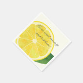 Fresh Lemon Paper Napkin Servetten (Hoek)