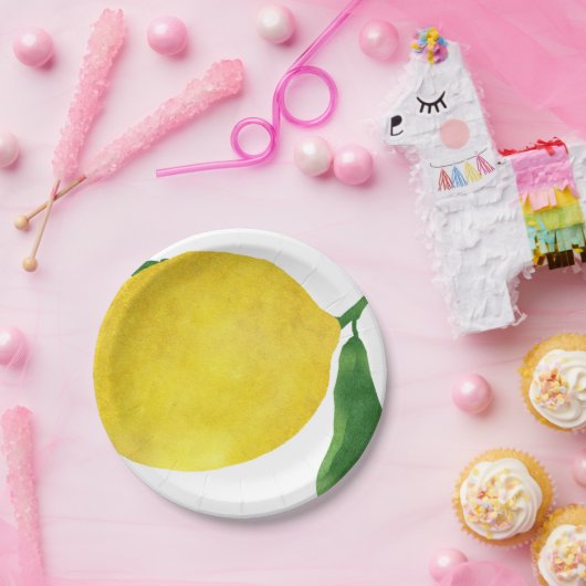 Fresh Lemon Papieren Bordje (Feest)