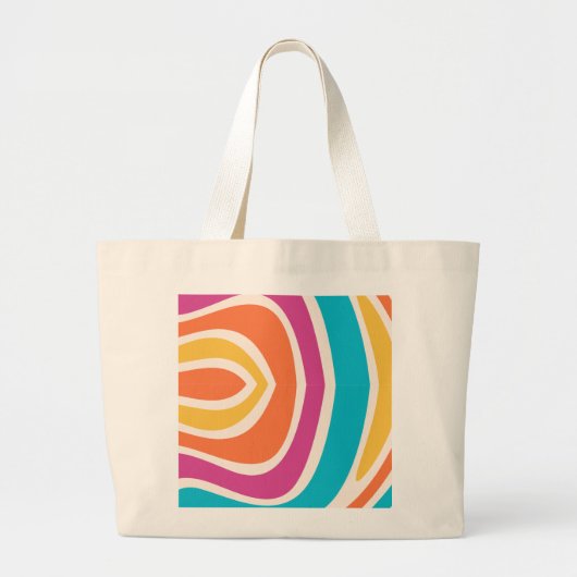 Fresh Lemon Pattern Tote Bag – Citrus Summer Desig (Voorkant)