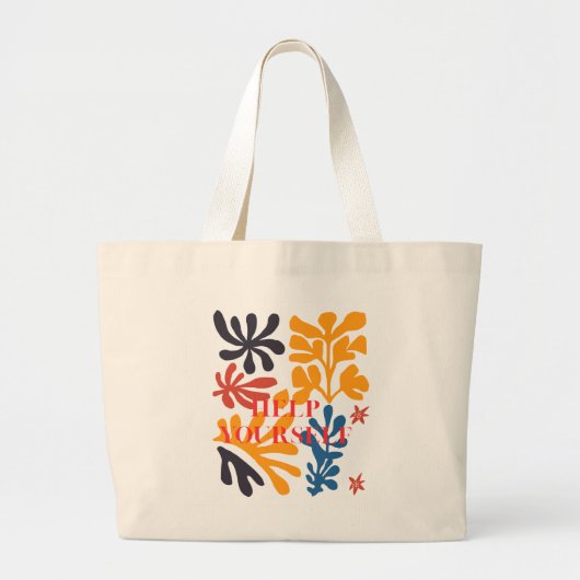 Fresh Lemon Pattern Tote Bag – Citrus Summer Desig (Voorkant)