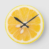 Fresh Lemon Ronde Klok (Voorkant)