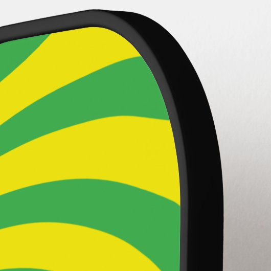 Fresh Lemonade Optical Illusion Vortex Monogram Pickleball Paddle (Links Detail)