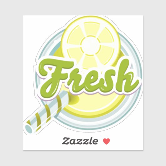 Fresh Lemons Sticker (Vel)