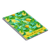 Fresh Lemons Waterverf School Notitieboek (Rechterzijde)